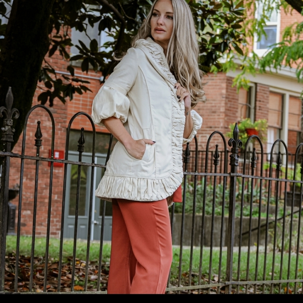 💥New boutique Shirred Jacket - Picture 3 of 14